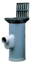 PVC straatkolk 315 mm met gietijzeren deksel