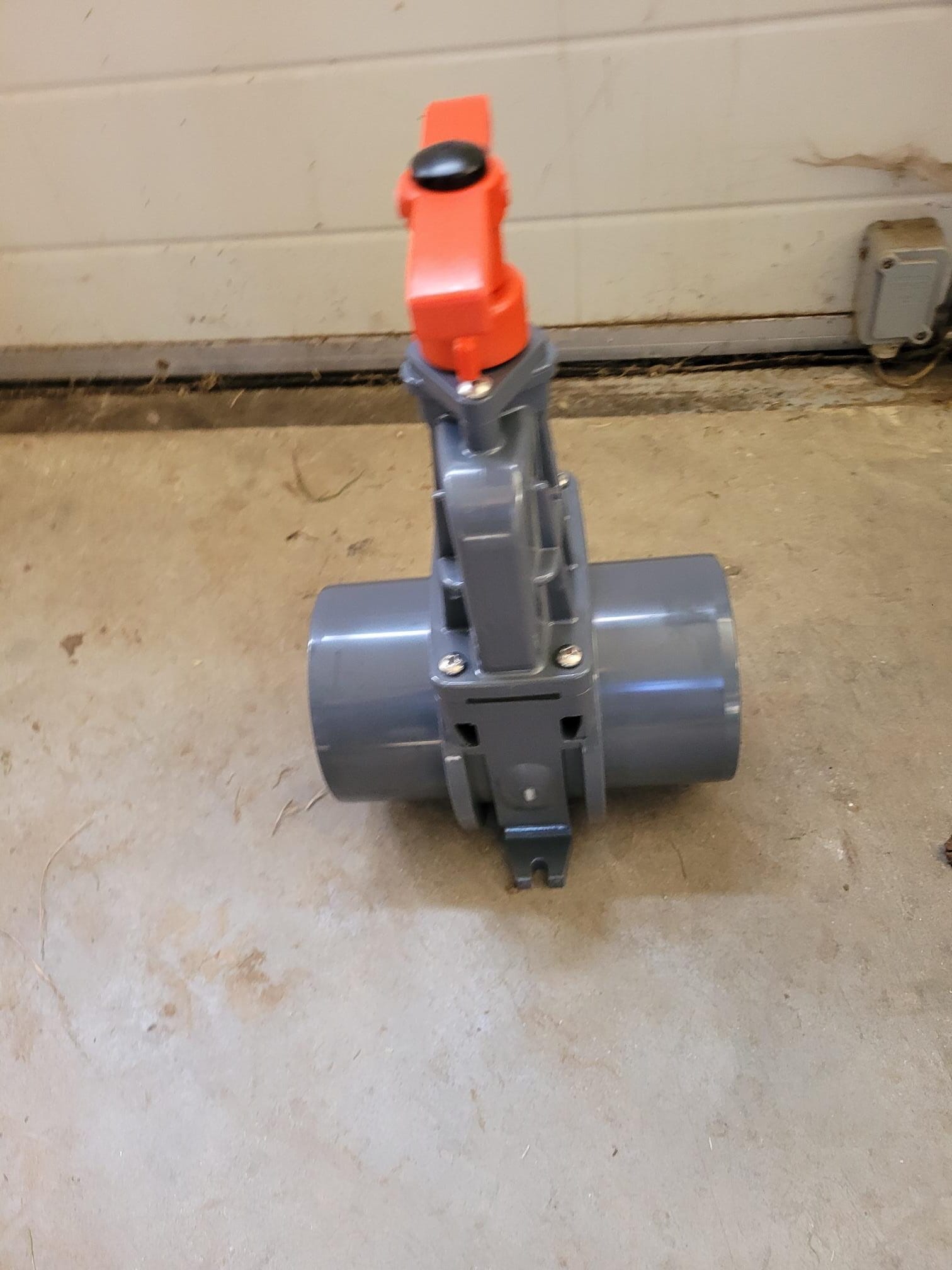 PVC schuifafsluiter 125 mm - Afbeelding 7