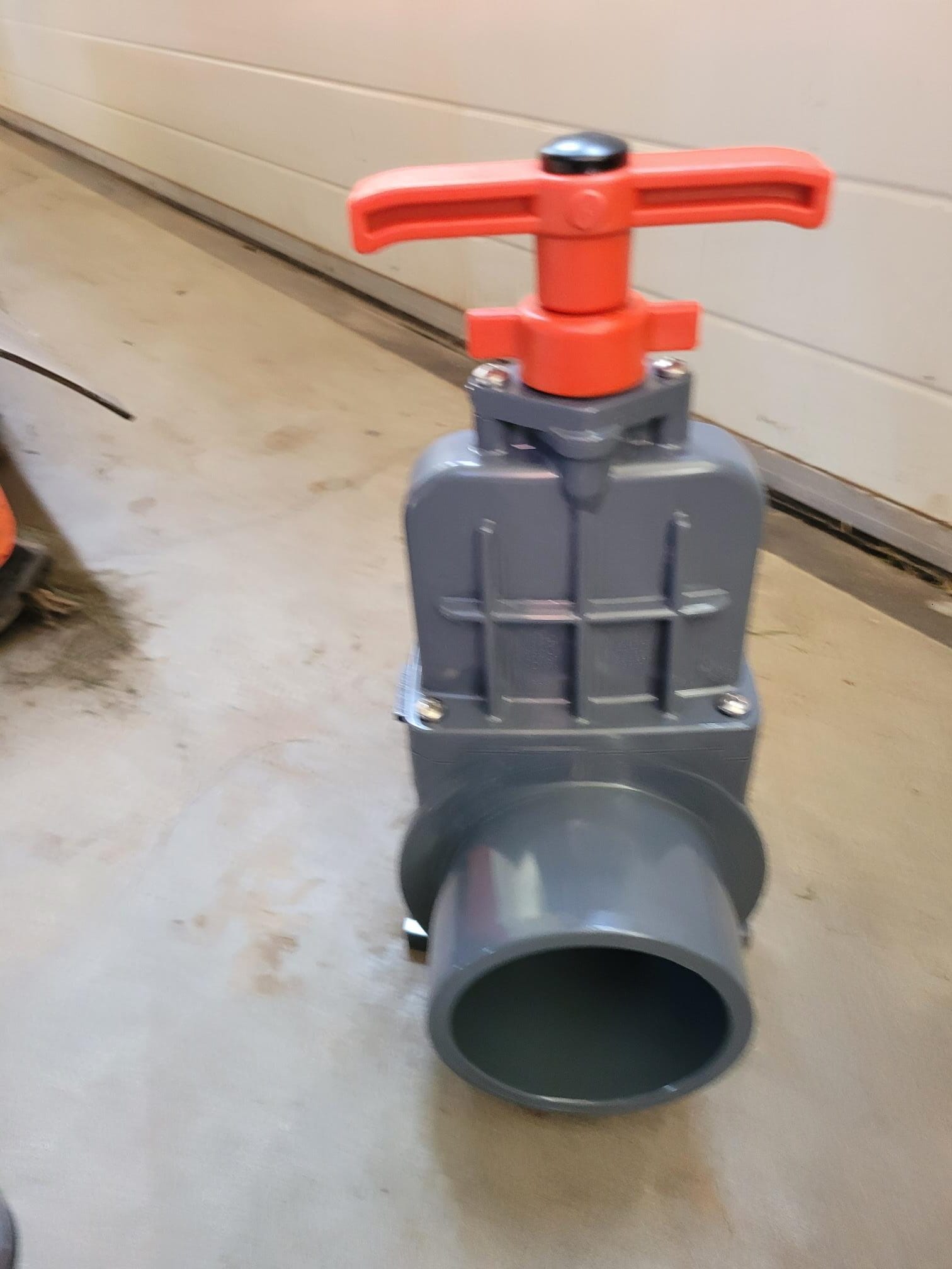 PVC schuifafsluiter 125 mm - Afbeelding 4