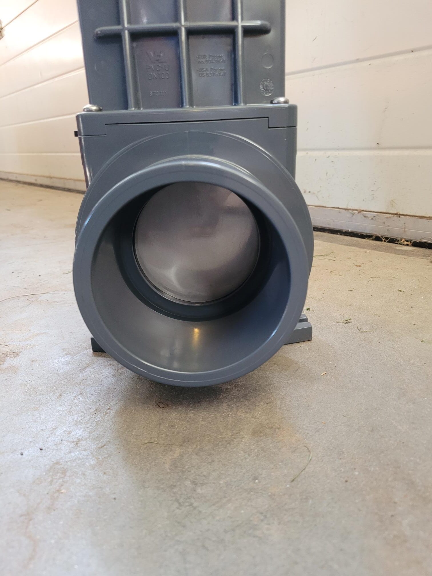 PVC schuifafsluiter 125 mm - Afbeelding 3