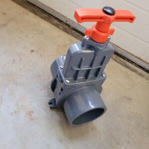PVC schuifafsluiter 200 mm