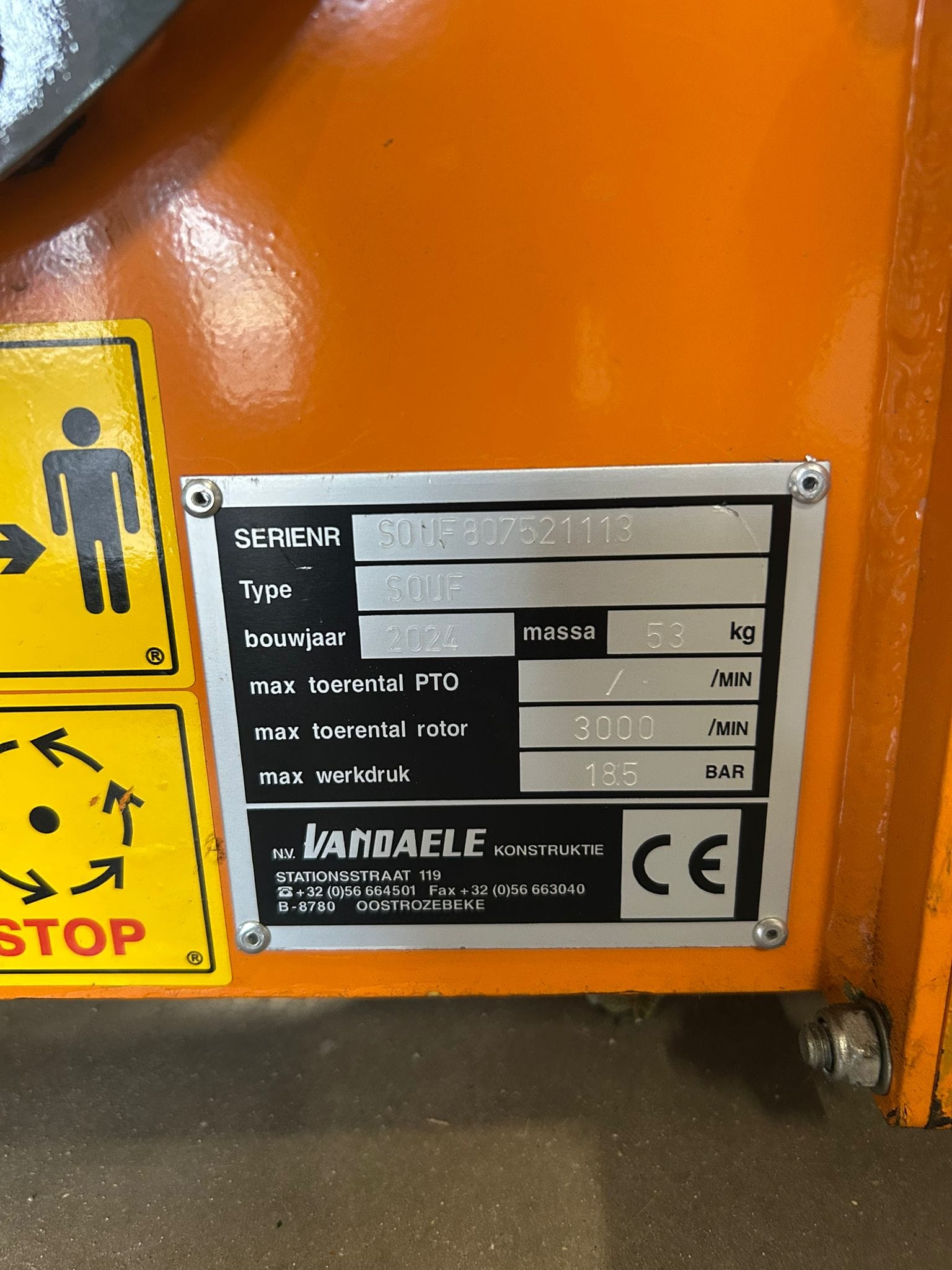 Vandaele Hydraulische blazer - Afbeelding 13