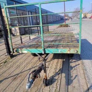 Solide tandemas aanhanger